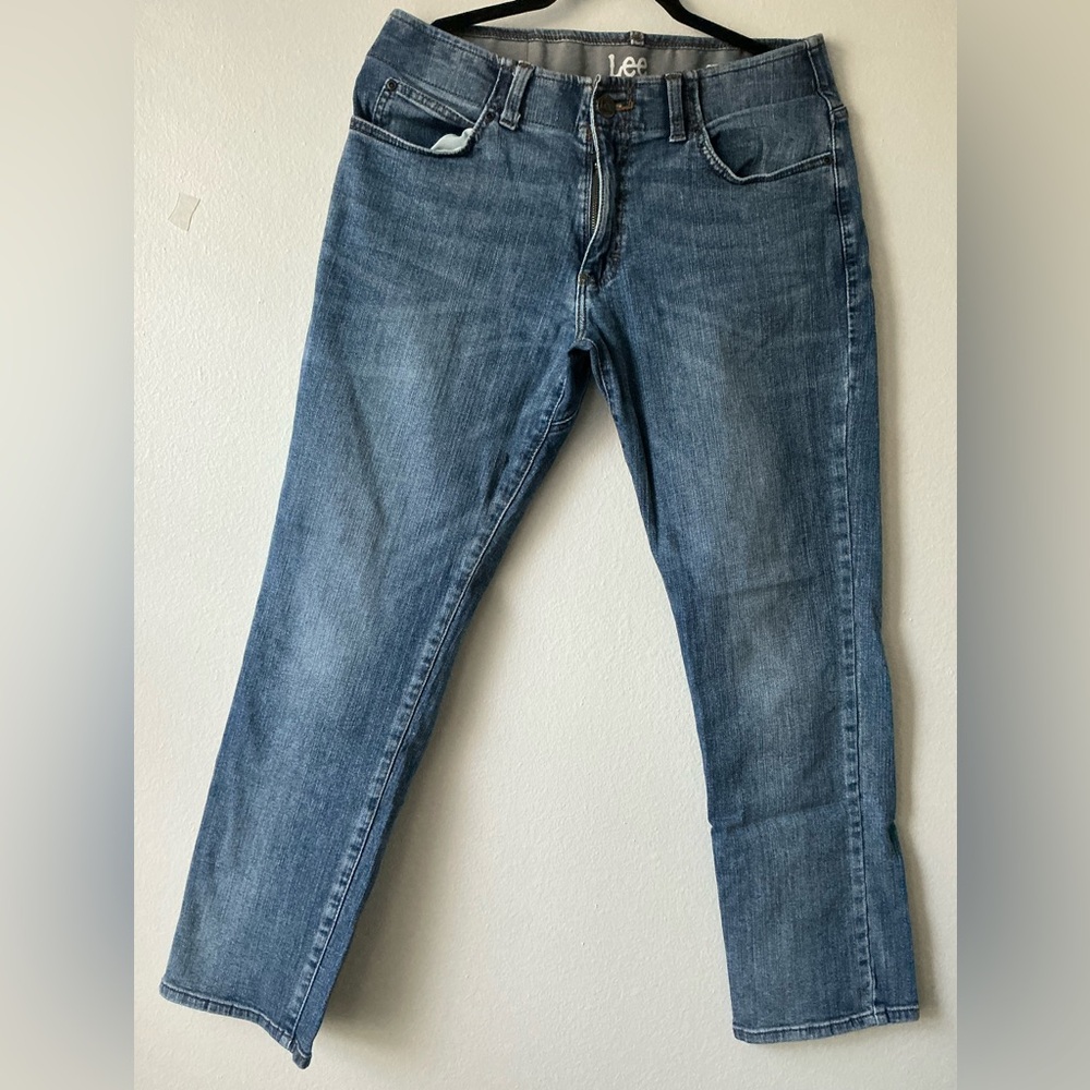 Lee Men's Straight Taper -Blue Jeans- Size. 32X30